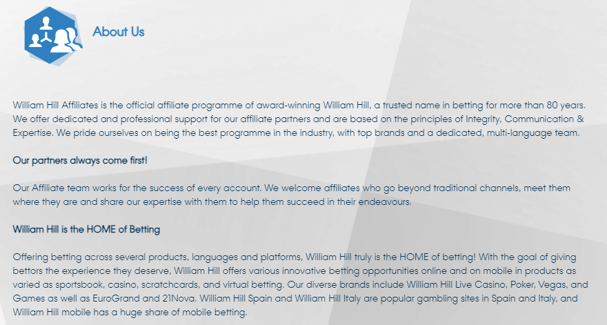 william hill affiliates